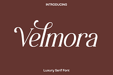 Velmora - Luxury Serif Font