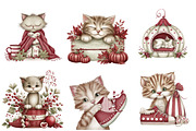 Thanksgiving Cat Clipart, an Illustration by DreamArtGraphic (Thumbnail 5 of 5)