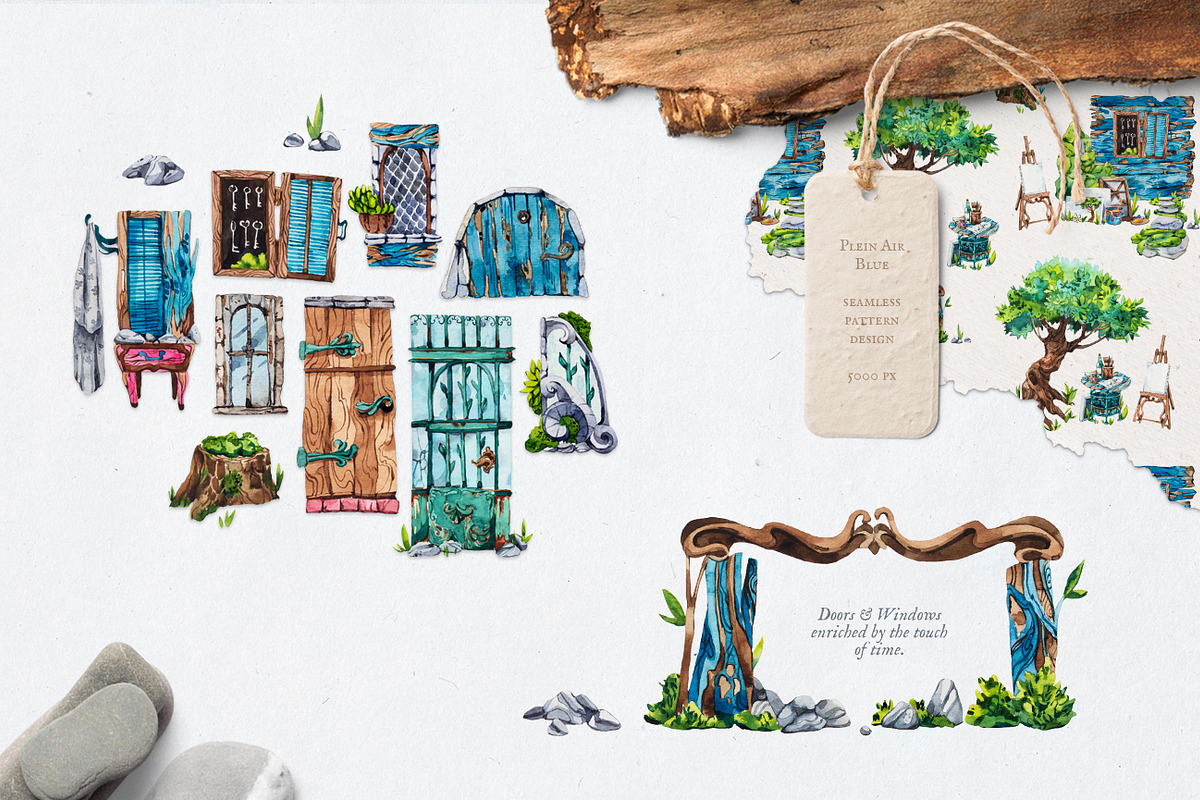Artist's Garden Watercolours, a Decorative Illustration by Aquarellina (Photo 5 of 30)