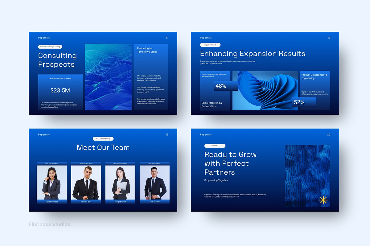 Consulting Pitch Deck Presentation, a Presentation Template by FIBRINOSÄ (Photo 3 of 7)