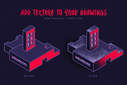 Procreate Rake Brushes, a Brush Add-On by MiksKS (Thumbnail 5 of 11)