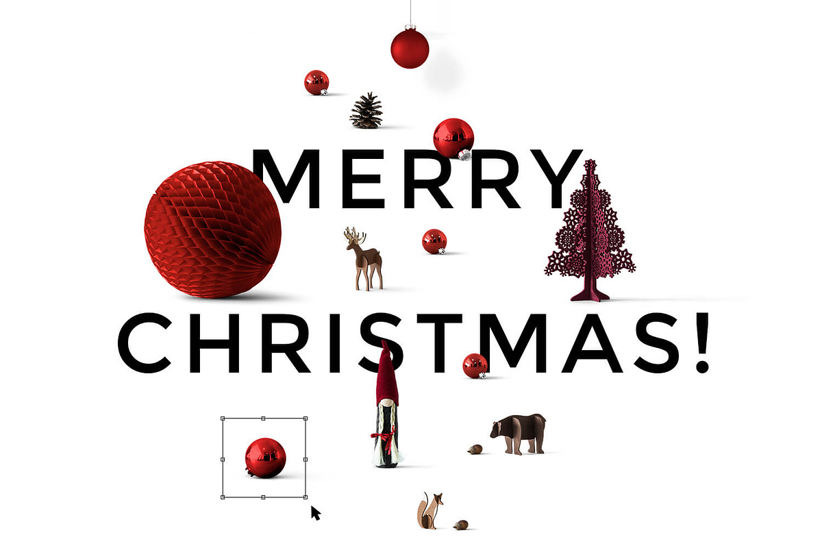 Christmas Scene Creator + BONUS, a Product Mockup by Canvy (formerly Place.to) (Photo 3 of 4)