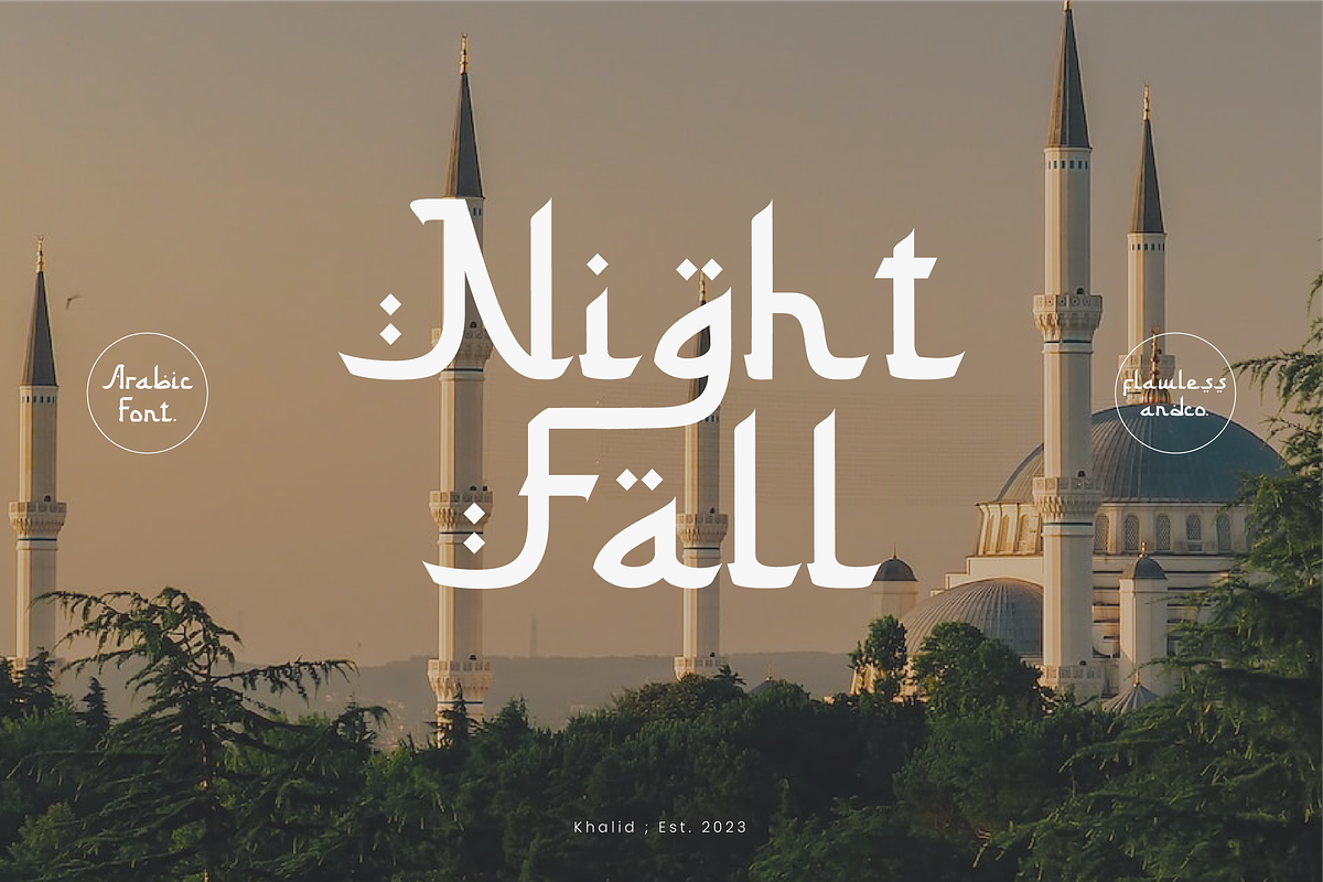Khalid, a Symbol Font by Flawless And Co (Photo 2 of 10)