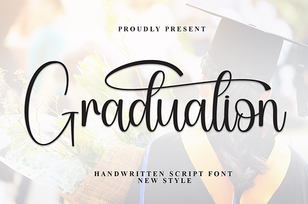 Graduation | Script Font, a Handwritten Font by Scratchones