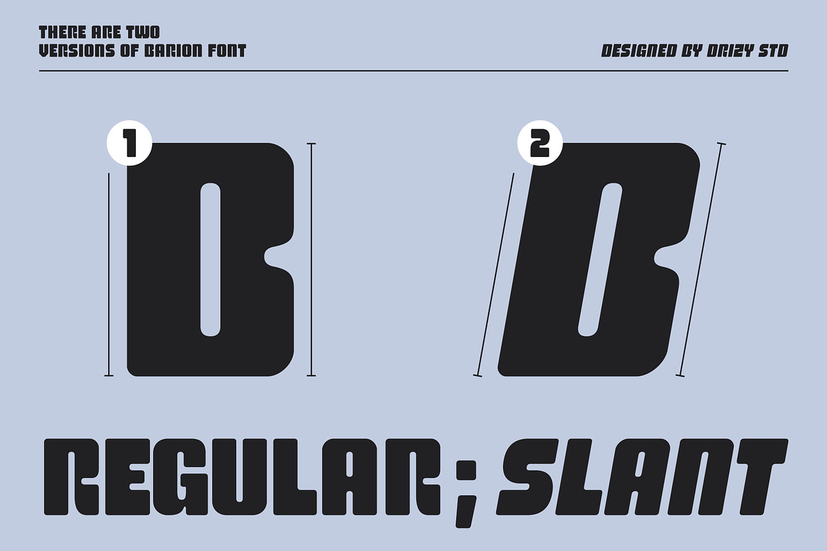 Barion – Bold Rounded Display Font, a Sans Serif Font by Drizy (Photo 3 of 10)