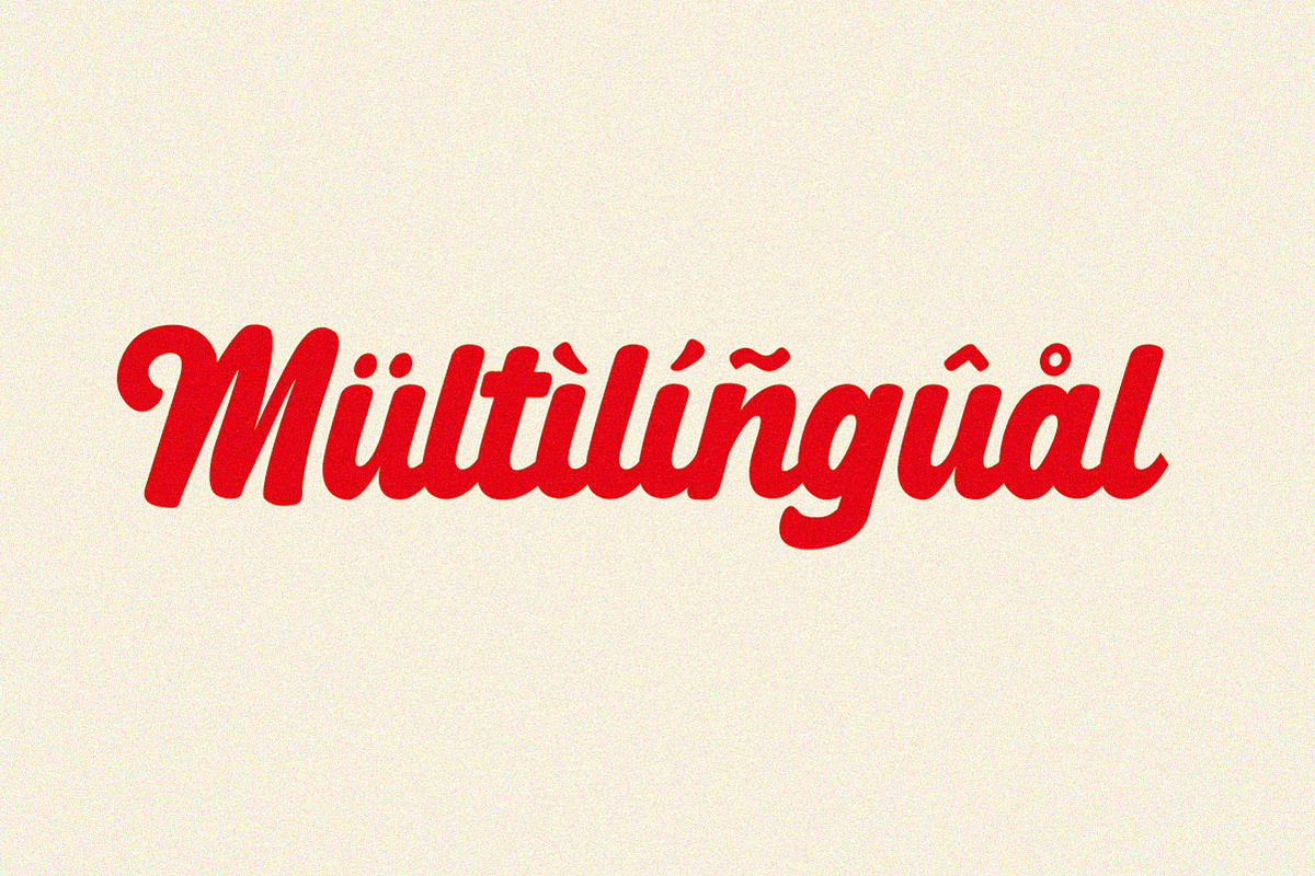 Radler Thunder – Bold Retro Script, a Font by typeline studio (Photo 6 of 9)