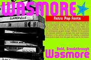 Wasmore - Retro Pop Fonts, a Sans Serif Font by Konstantine Studio (Thumbnail 1 of 4)