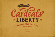 Cardeals - Handcrafted Font Duo, a Script Font by Sarid Ezra (Thumbnail 1 of 10)