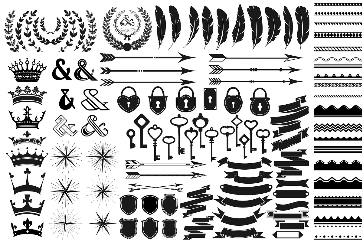Big retro design kit preview 2