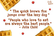 Waffle Font, a Handwritten Font by LivelyAutumn11.11 (Thumbnail 4 of 4)