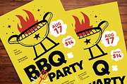 Barbeque Party Flyer, a Flyer Template by Gumico Studio. (Thumbnail 2 of 3)