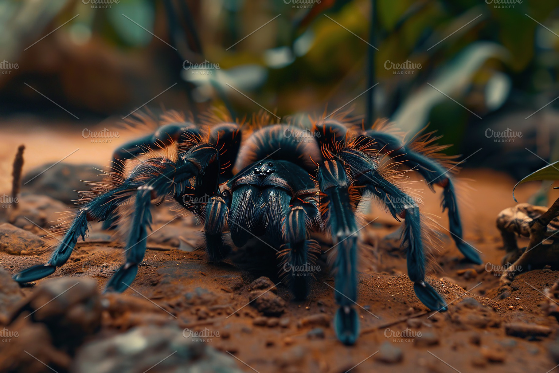 Big tarantula spider on the ground, an Animal Photo by AlyaAnd
