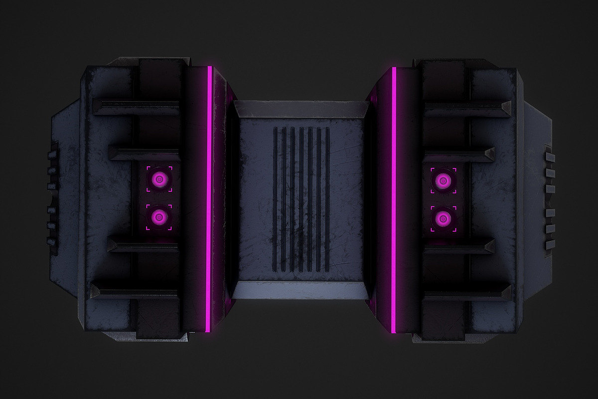 Cyberpunk Hammer, an Object 3D Model by Midgardians (Photo 6 of 10)