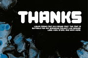 Liquid Crome - Round Font, a Sans Serif Font by Iqsiart Studio (Thumbnail 8 of 8)