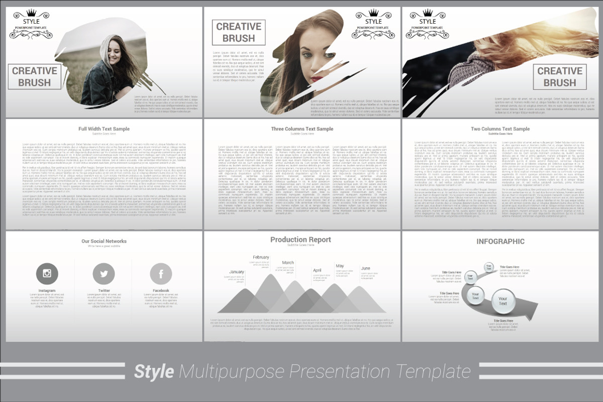 Style Powerpoint Template, a Presentation Template by Presentation Official (Photo 7 of 12)