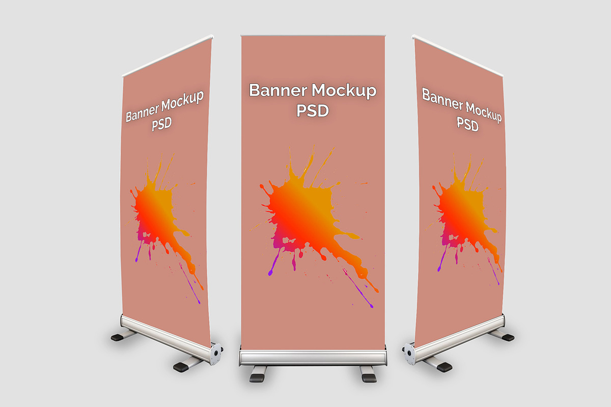 X Banner Mock-up, an Advertising Mockup by Proshanta Sarker (Photo 1 of 5)