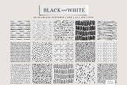 Hand Drawn Patterns in Black & Color, a Pattern Graphic by Point and Poem (Thumbnail 3 of 7)