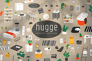 Hugge. Furniture collection., a Decorative Illustration by Merfin (Thumbnail 1 of 16)