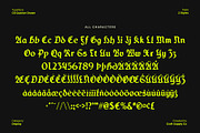 CS Quicker Drawn, a Blackletter Font by Craft Supply Co. (Thumbnail 8 of 8)