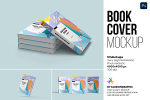 Book Cover Mockup - 12 Views