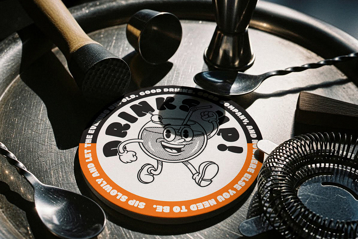 Round Bar Coaster Mockup, a Product Mockup by Designer Dude (Photo 1 of 2)