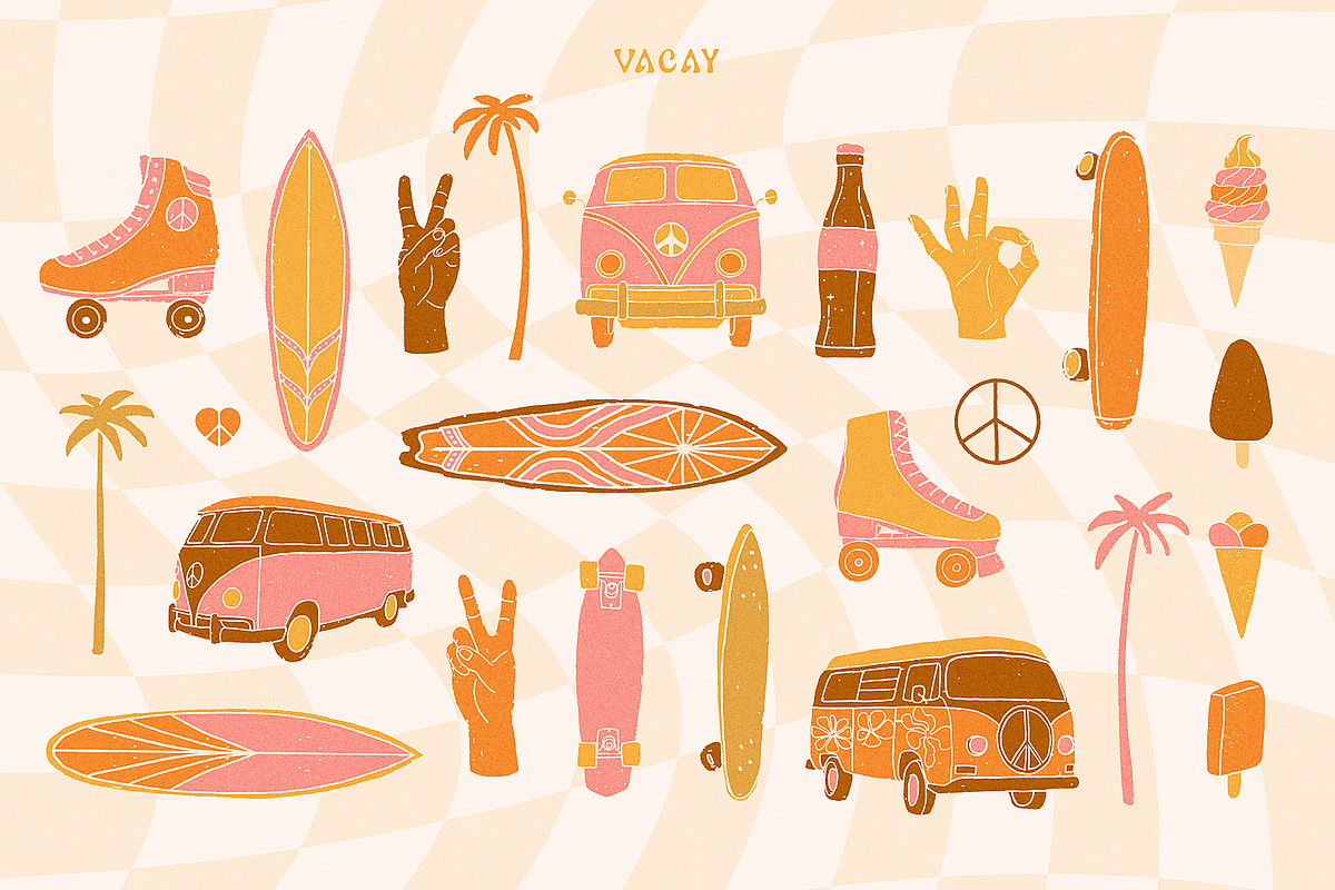 Retro Vibes Graphics Bundle 70% OFF, a Graphic by Ayya Studio (Photo 34 of 60)