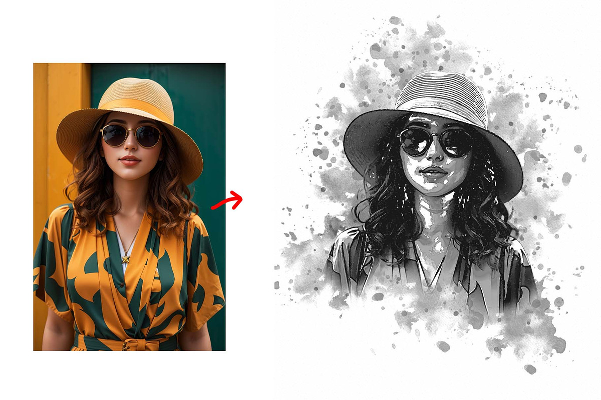Inktober Drawing Photoshop Action, an Action Add-On by MRI STUDIO (Photo 9 of 15)