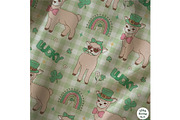 Lucky Lambs Seamless Pattern, a Seasonal Illustration by TitaLivingArt (Thumbnail 4 of 13)