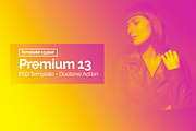PSD Template + Duotone Action, an Action Add-On by Graphicboom (Thumbnail 15 of 32)