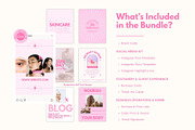Pretty in Pink Branding Starter Kit, a Social Media Template by Hell Yeah Designs (Thumbnail 4 of 13)