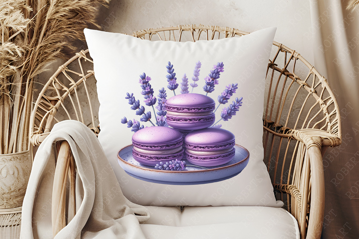 Macaron Watercolor Clipart, an Illustration by RobertsArt (Photo 8 of 8)