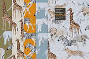 Animal watercolor seamless pack, a Pattern Graphic by PatternsBlooming (Thumbnail 1 of 9)