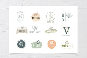 The Herbal Shop, Premade Logos