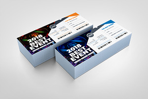 Premium Event Ticket Template, a Card Template by BrandlyTemplate