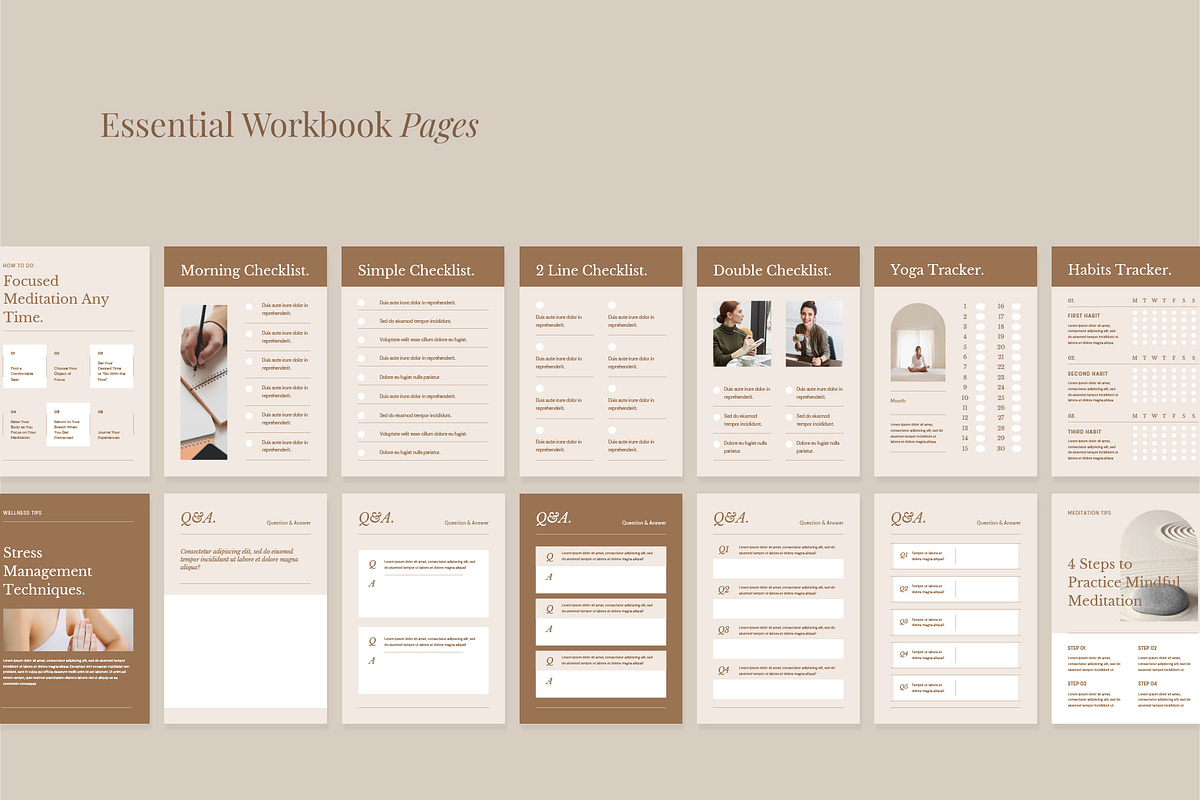 Columba - Workbook Creator Template, a Magazine Template by Visuel Colonie® (Photo 10 of 12)