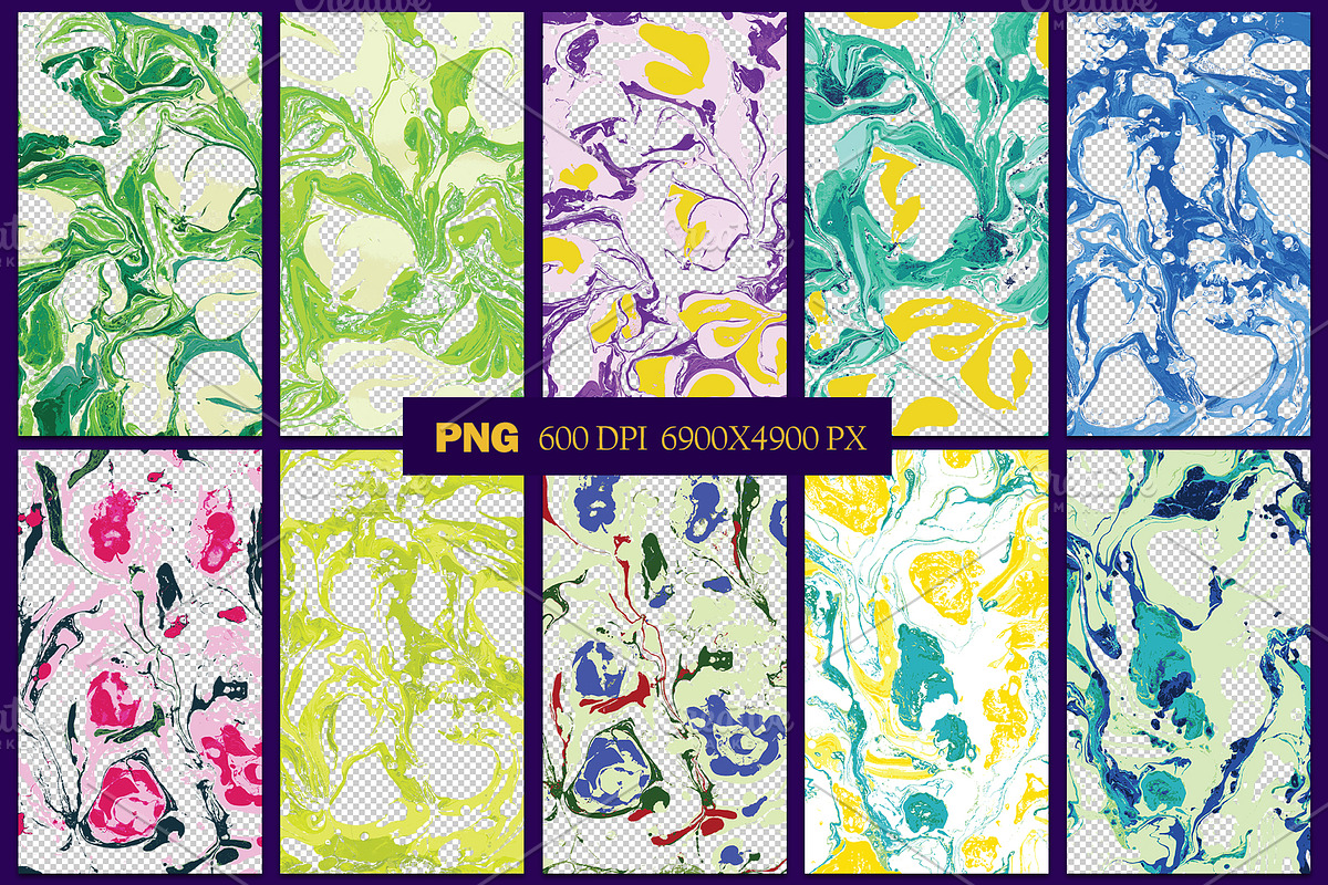 Marble Paper Textures, a Texture Graphic by ZiziMarket (Photo 8 of 10)