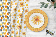 Flower honey watercolor clipart, a Food Illustration by Artmanata (Thumbnail 14 of 17)