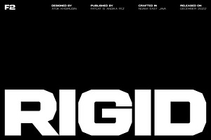 Rigid Modern Vintage Logo Font