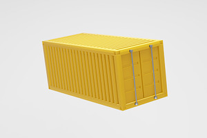 Shipping Container 3d Model