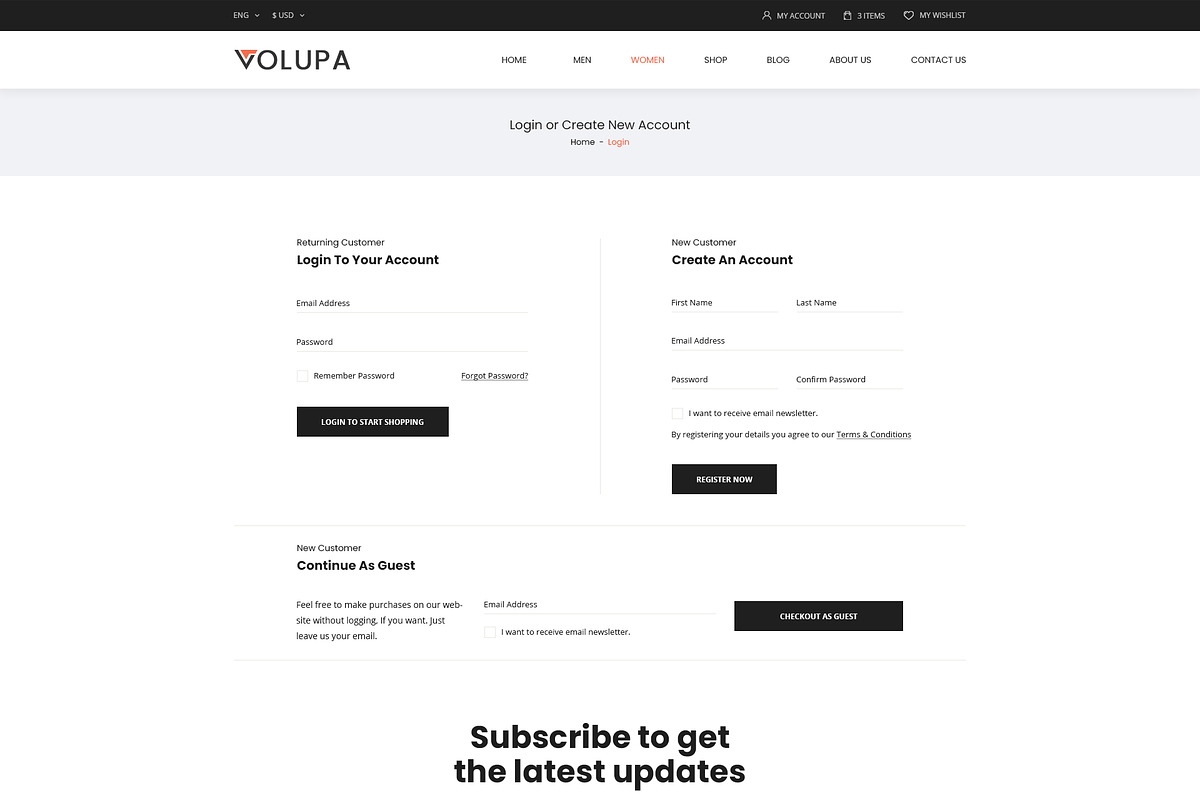 Volupa - eCommerce PSD Template, a Templates & Theme by ewises (Photo 10 of 20)