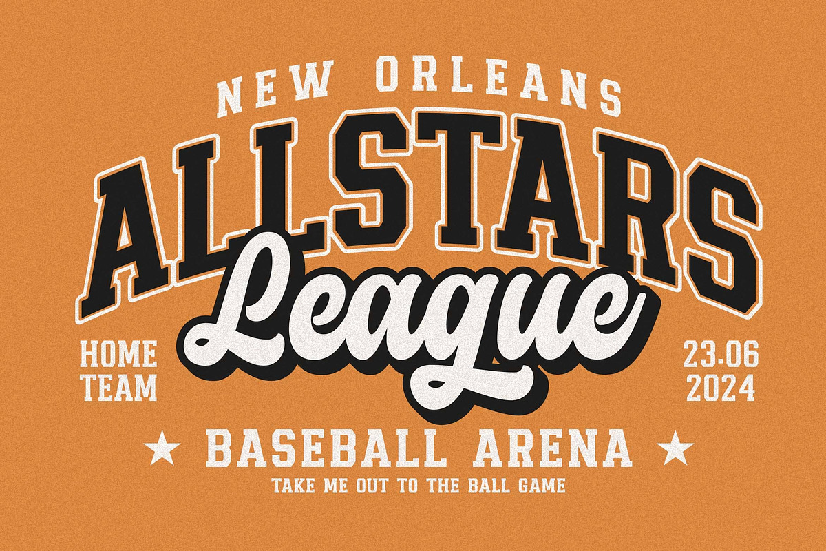 Chicago Athlete Font Preview - Free Font Downloads