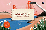 Powder Touch Procreate Texture Brush, a Brush Add-On by Spasibenko Art (Thumbnail 3 of 6)