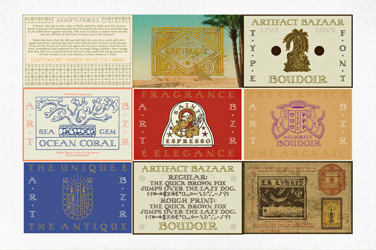 Season 1 Artifact Font Collection, a Serif Font by Artifact Bazaar (Photo 6 of 7)