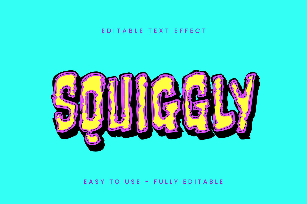 Squiggly Cartoon Playful Text Effect