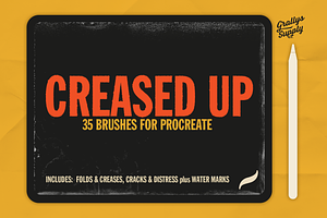 Creased Up Brush Pack For Procreate