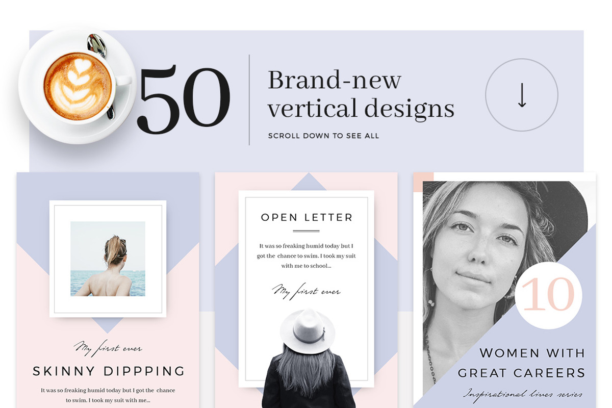 Barcelona: 175 SocialMedia Designs, a Social Media Template by NordWood (Photo 3 of 10)