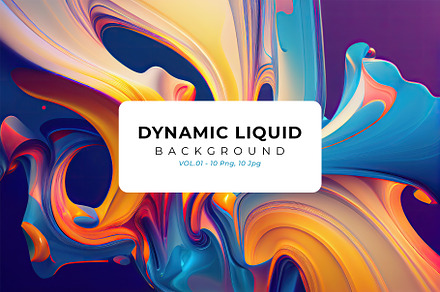 Liquid Abstract Background Vol.01