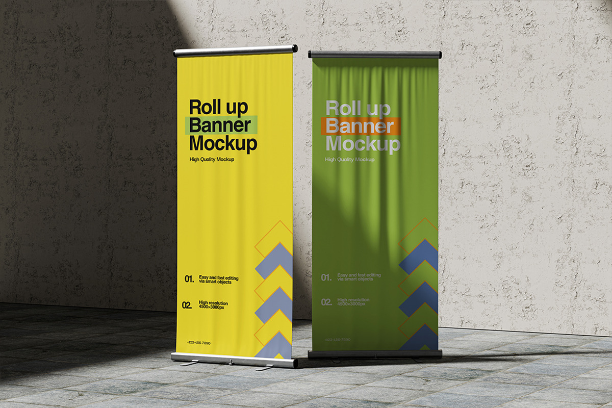 Roll Up Banner Mockup, an Advertising Mockup by SimpangGraphics (Photo 4 of 4)