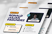 Brutal Tones Design Artistry Resume, a Resume Template by SquidPixey (Thumbnail 3 of 6)