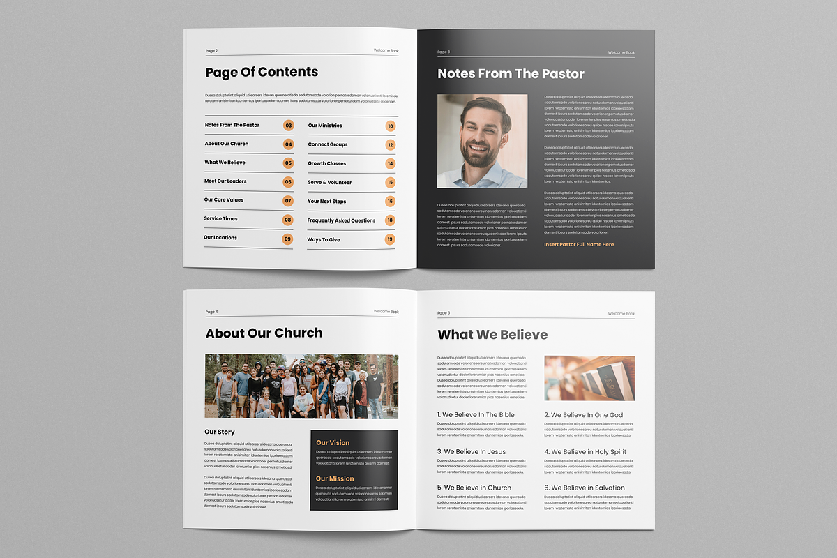 Church Information Brochure, a Brochure Template by Leaflove (Photo 2 of 9)